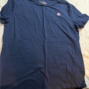 Victoria's Secret Blue Crew Neck Short Sleeve Tee